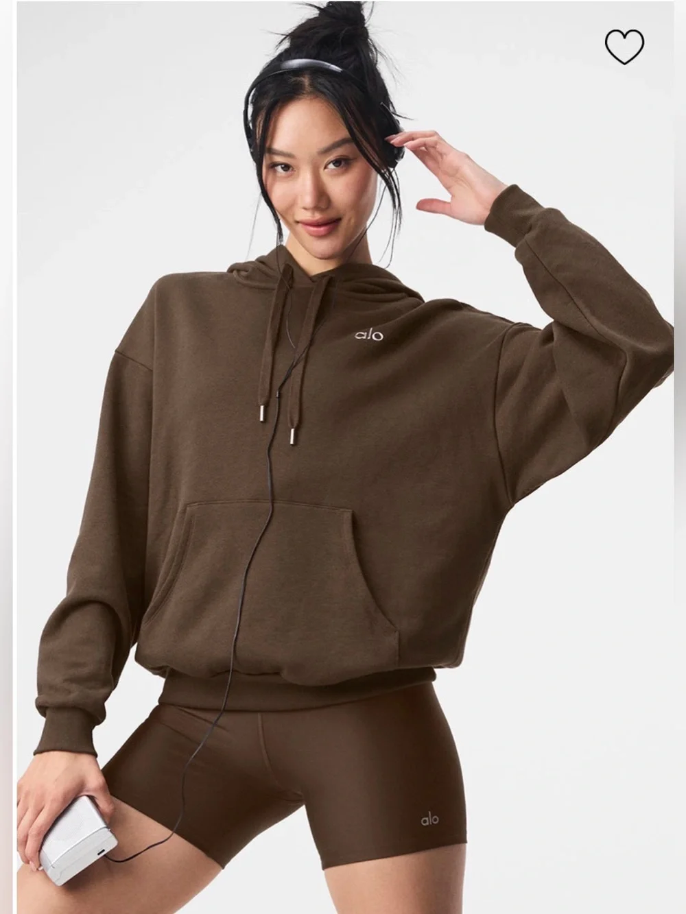 ALO Yoga Accolade Hoodie- Espresso